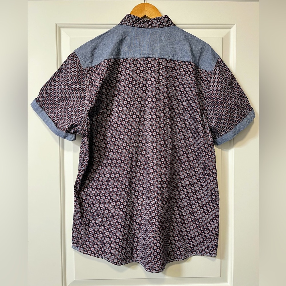 Men’s XL Tranquility & Mayhem patterned button down - NWOT - Picture 4 of 4